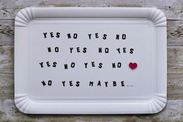 Yes, No, Yes, No…